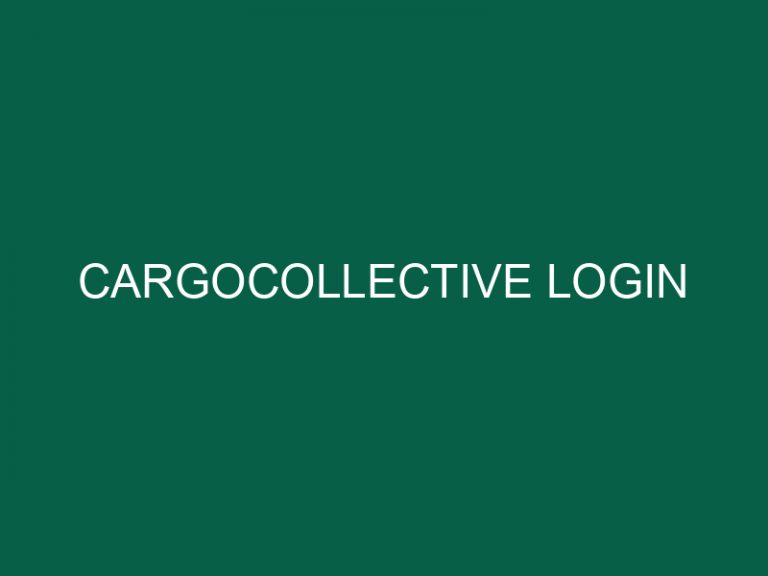 cargocollective login