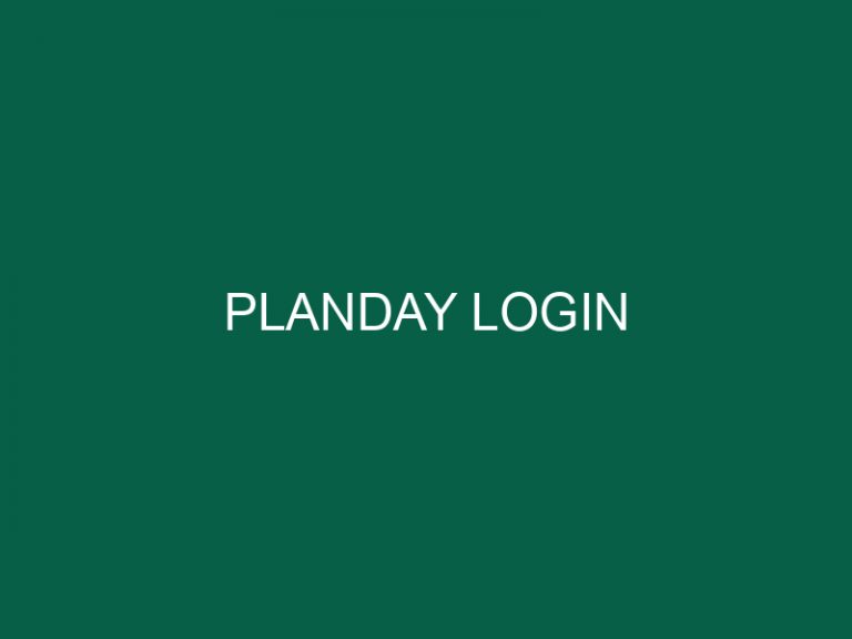 planday login