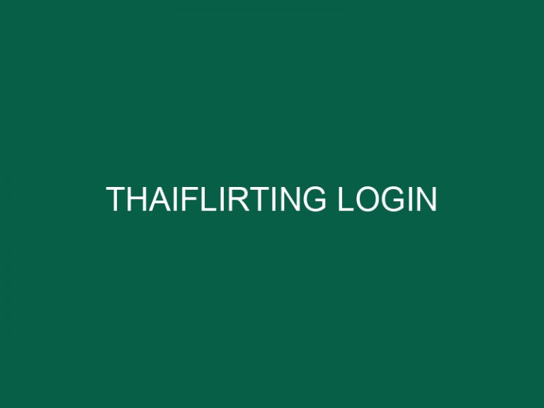 thaiflirting login