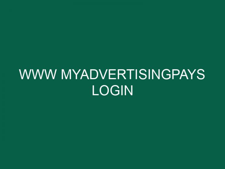 www myadvertisingpays login