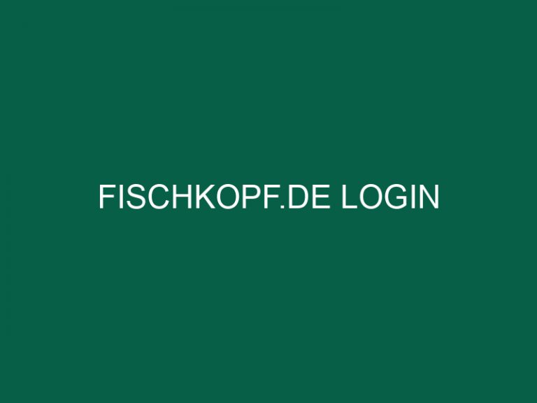 fischkopf.de login