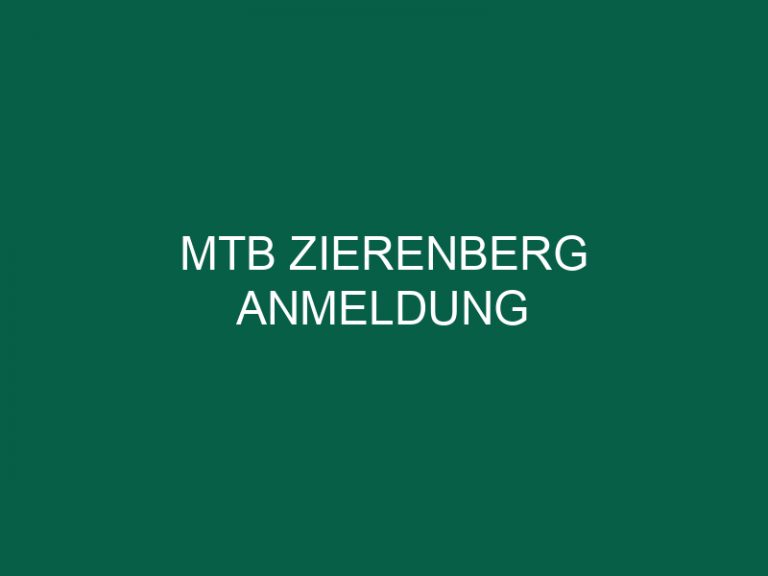 Mtb Zierenberg Anmeldung