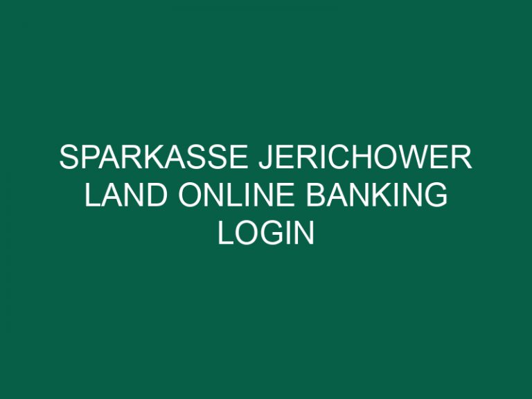 sparkasse jerichower land online banking login