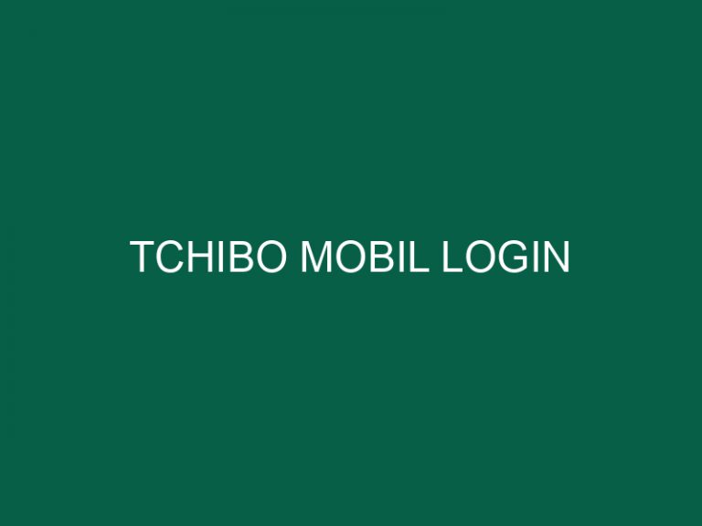 tchibo mobil login