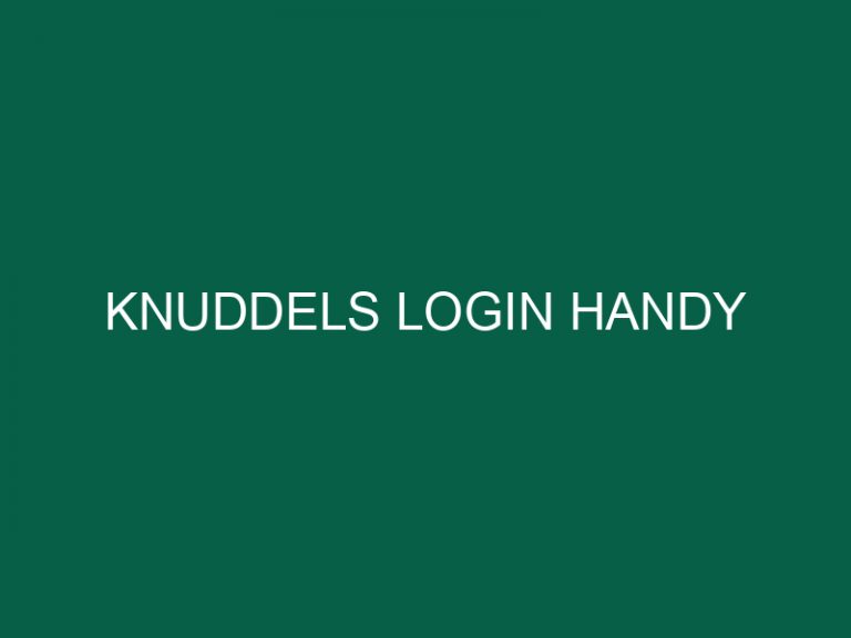 Knuddels Login Handy