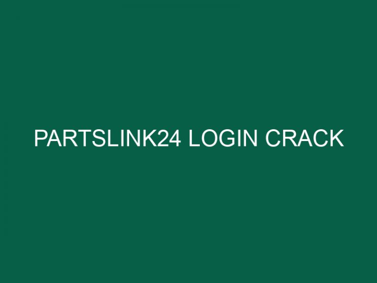 Partslink24 Login Crack