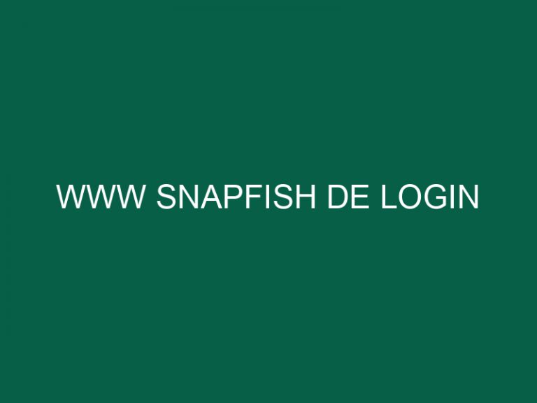 Www Snapfish De Login