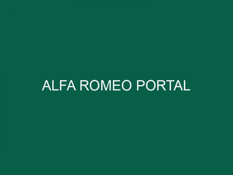 Alfa Romeo Portal