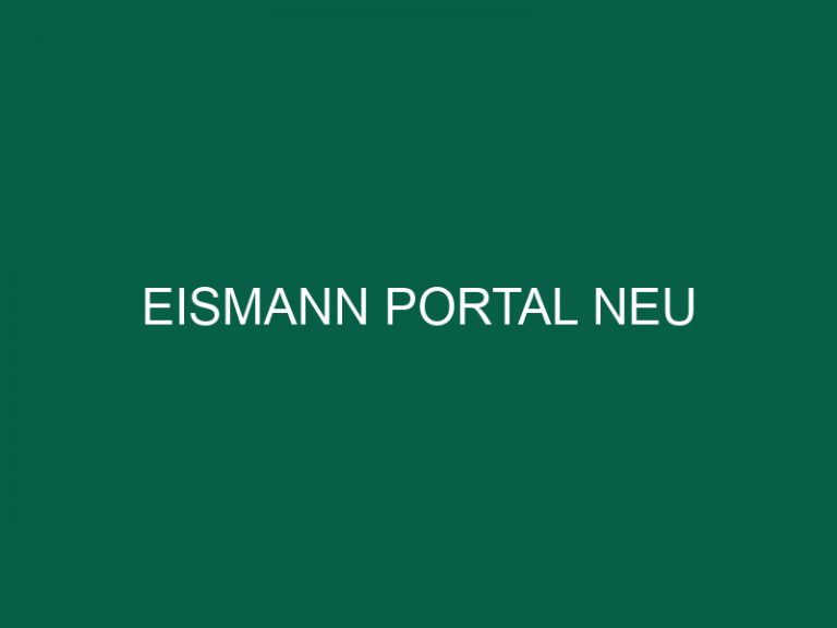 Eismann Portal Neu