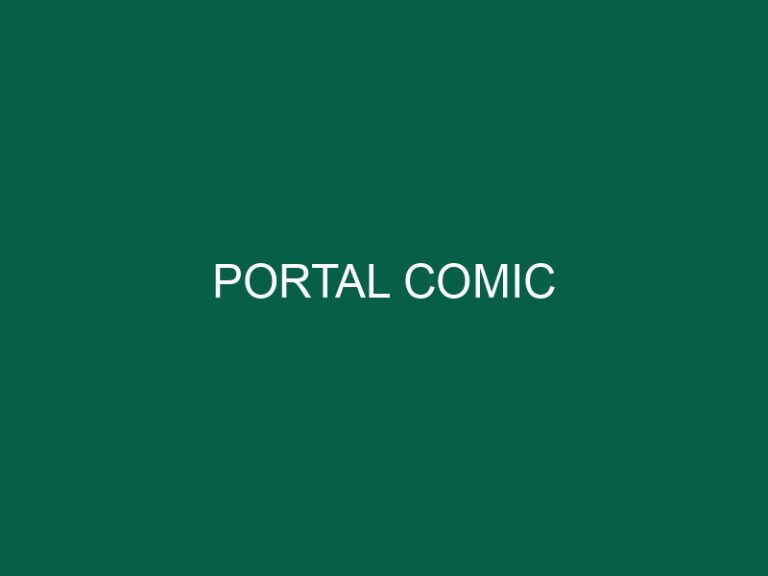 Portal Comic
