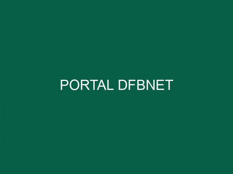 Portal Dfbnet